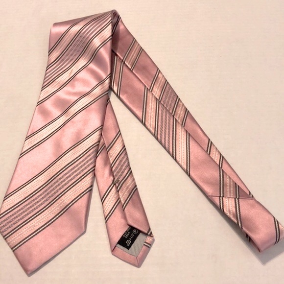 Ermenegildo Zegna Tie / Pink/Diagonal - Picture 1 of 9